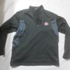 Brand New Nike Gold 1/4 Zip Pullover Coors Light Embroidered Patch Logo - Size L
